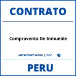 Contrato De Compraventa De Inmueble WORD Peru