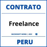 Contrato Freelance Modelo WORD Peru