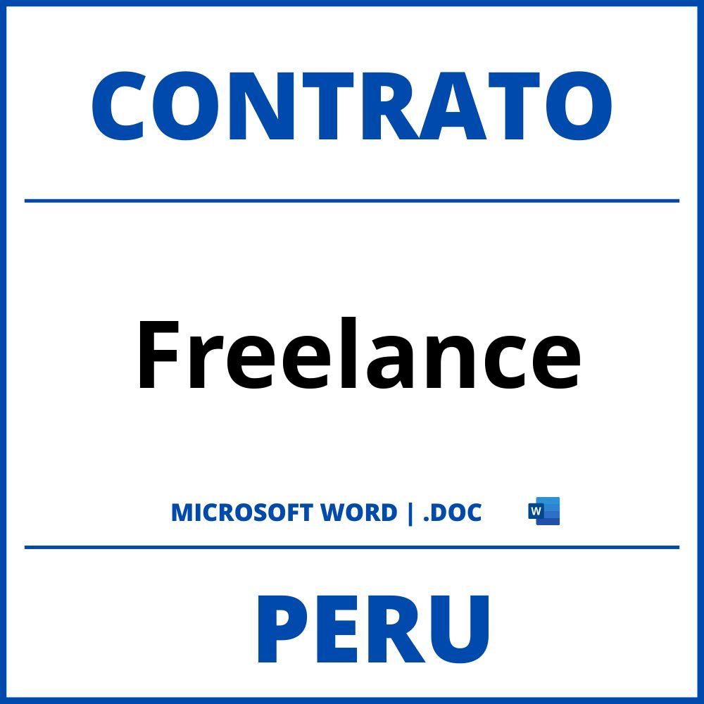 Contrato Freelance Modelo